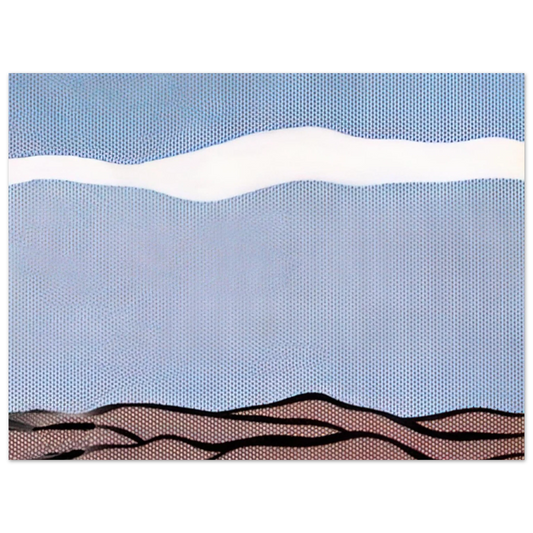 Roy Lichtenstein - LANDSCAPE 1964 Fine Art Poster - Default Title