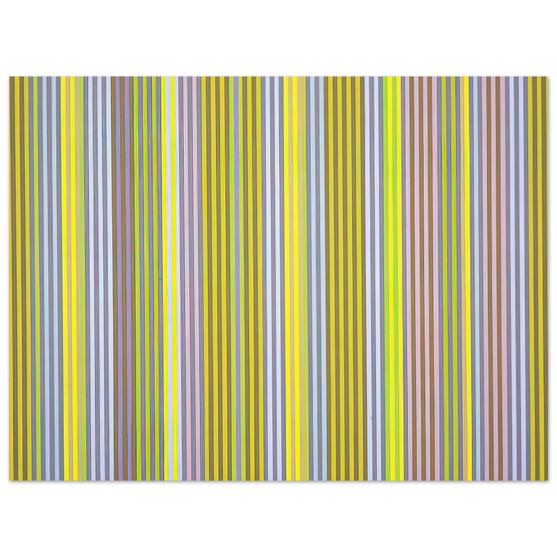 Gene Davis - Black Popcorn - 1969 Fine Art Poster - Default Title
