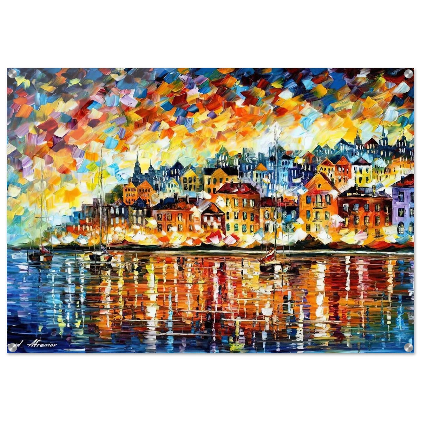 Leonid Afremov - Leonid Afremov Acrylic Print - 70x100 cm / 28x40″ inches | Leonid Afremov Wall Art | Leonid Afremov Prints