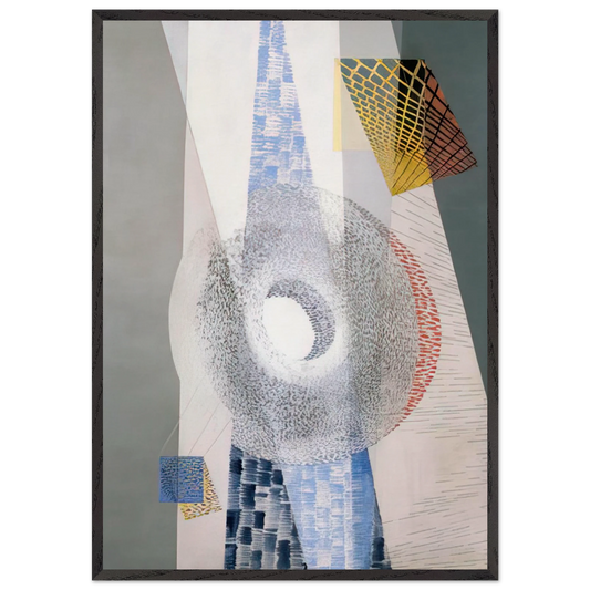 L  CH - Laszlo Moholy-Nagy 70x100 cm / 28x40 inches Framed Art Print – Black Wooden Frame