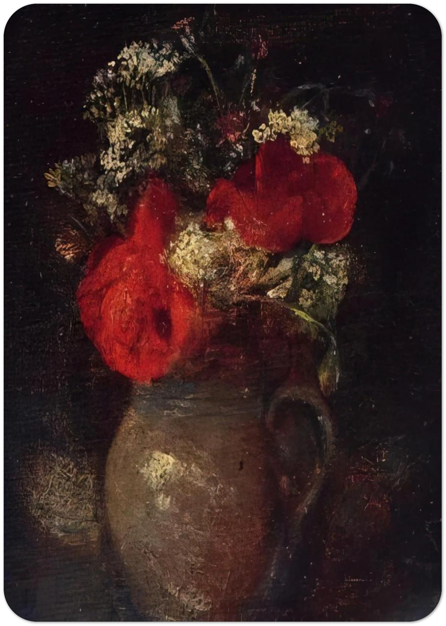 BOUQUET By Odilon Redon Pack of 10 Post Cards | Odilon Redon Post Cards | A6 (10.5 x 14.8 cm) - 4.1 x 5.8 inches
