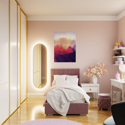 The Source - 1993 - Ronnie Landfield Brushed Aluminum Print - 70x100 cm / 28x40 inches | Ronnie Landfield Aluminum Print | Ronnie Landfield Prints