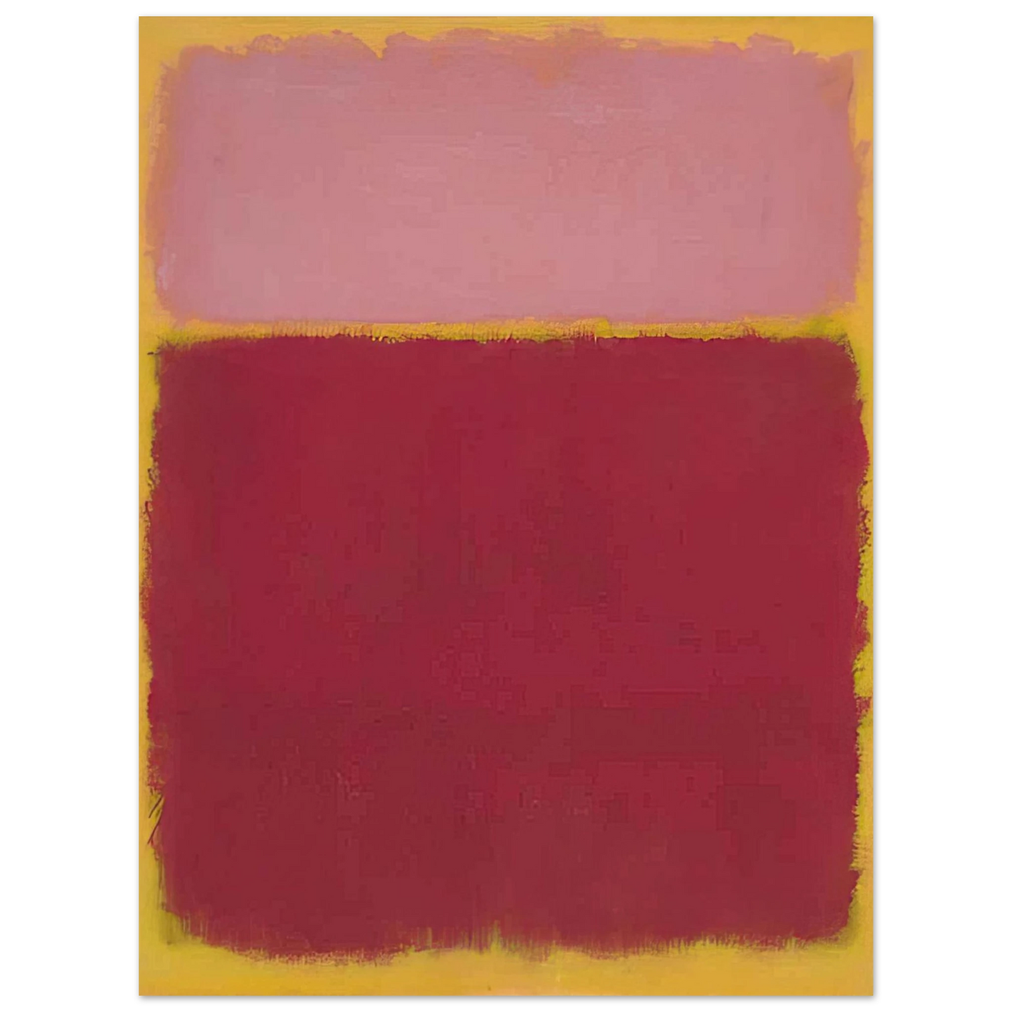 Mark Rothko - Untitled No. 17 - 1961 Wall Art - 21x29.7 cm / 8x12" - Fine Art Poster - -