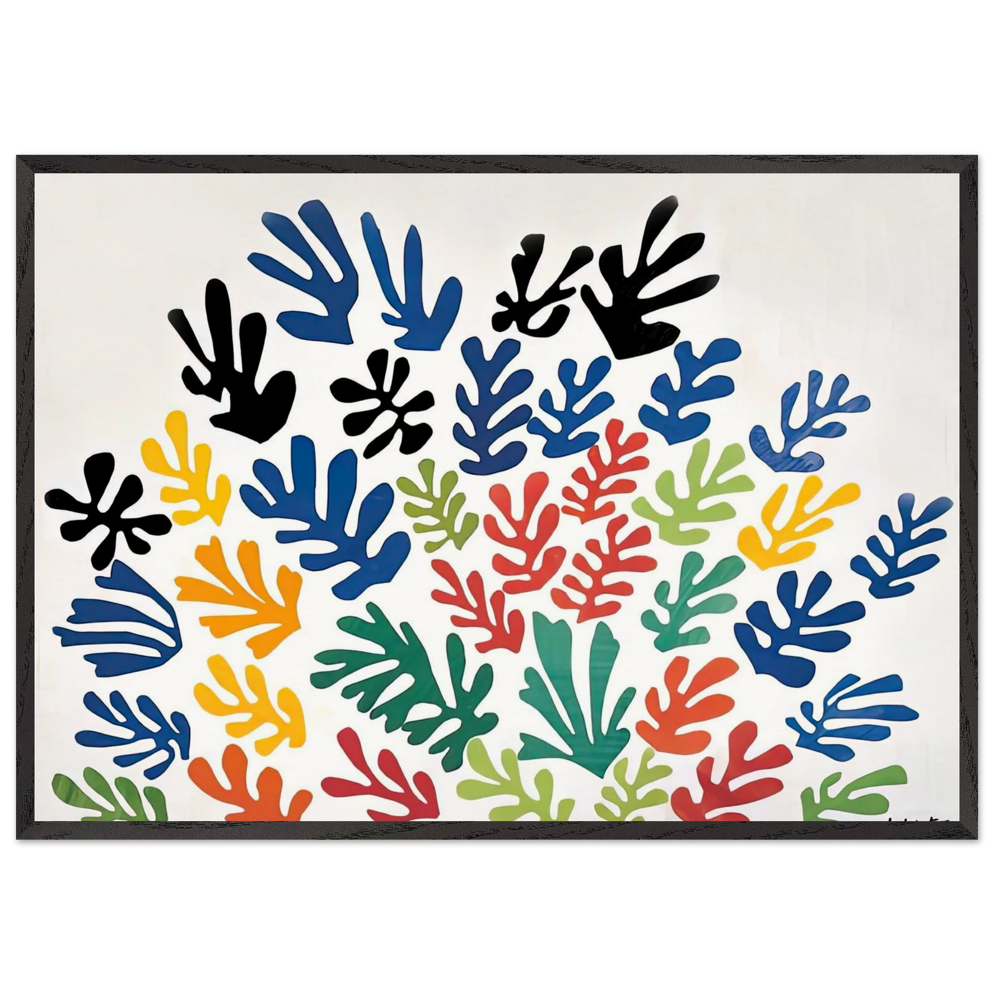 LA GERBE 1953 - Henri Matisse Framed Art Print – Black Wooden Frame - Default Title - -Framed Art Print
