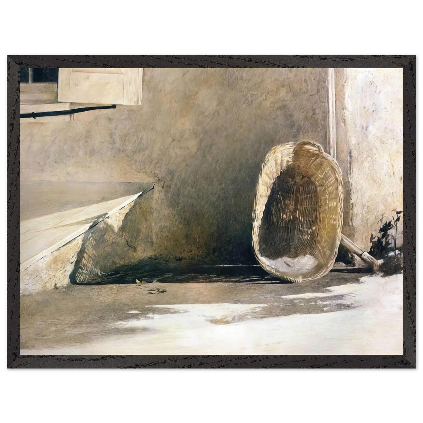 Andrew Wyeth - MONDAY MORNING Wall Art - 30x40 cm / 12x16 inches - Fine Art Poster - -