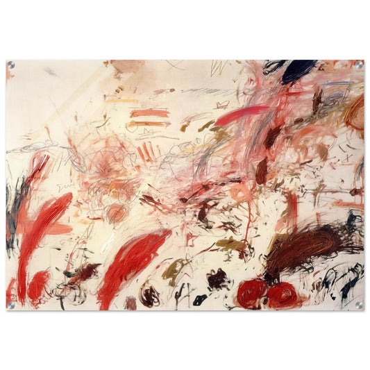 Ferragosto IV - Cy Twombly Acrylic Print - 70x100 cm / 28x40″ inches