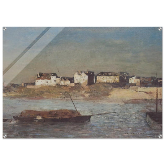 BRETON HARBOUR - Odilon Redon Acrylic Print - 70x100 cm / 28x40″ inches | Odilon Redon Wall Art | Odilon Redon Prints