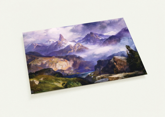 Index Peak Yellowstone National Park By Thomas Moran Pack of 10 Post Cards | Thomas Moran Post Cards | A6 (10.5 x 14.8 cm) - 4.1 x 5.8 inches
