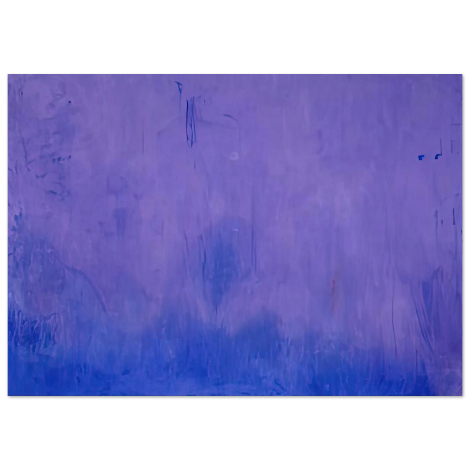 Helen Frankenthaler - Warming Trend, 2002- Wall Art - 21x29.7 cm / 8x12" - Premium Wooden Framed Poster With Fine Art Paper - Black frame