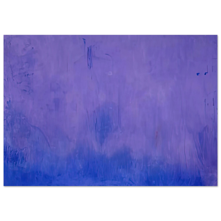 Helen Frankenthaler - Warming Trend, 2002- Wall Art - 21x29.7 cm / 8x12" - Premium Wooden Framed Poster With Fine Art Paper-canvas - Black frame