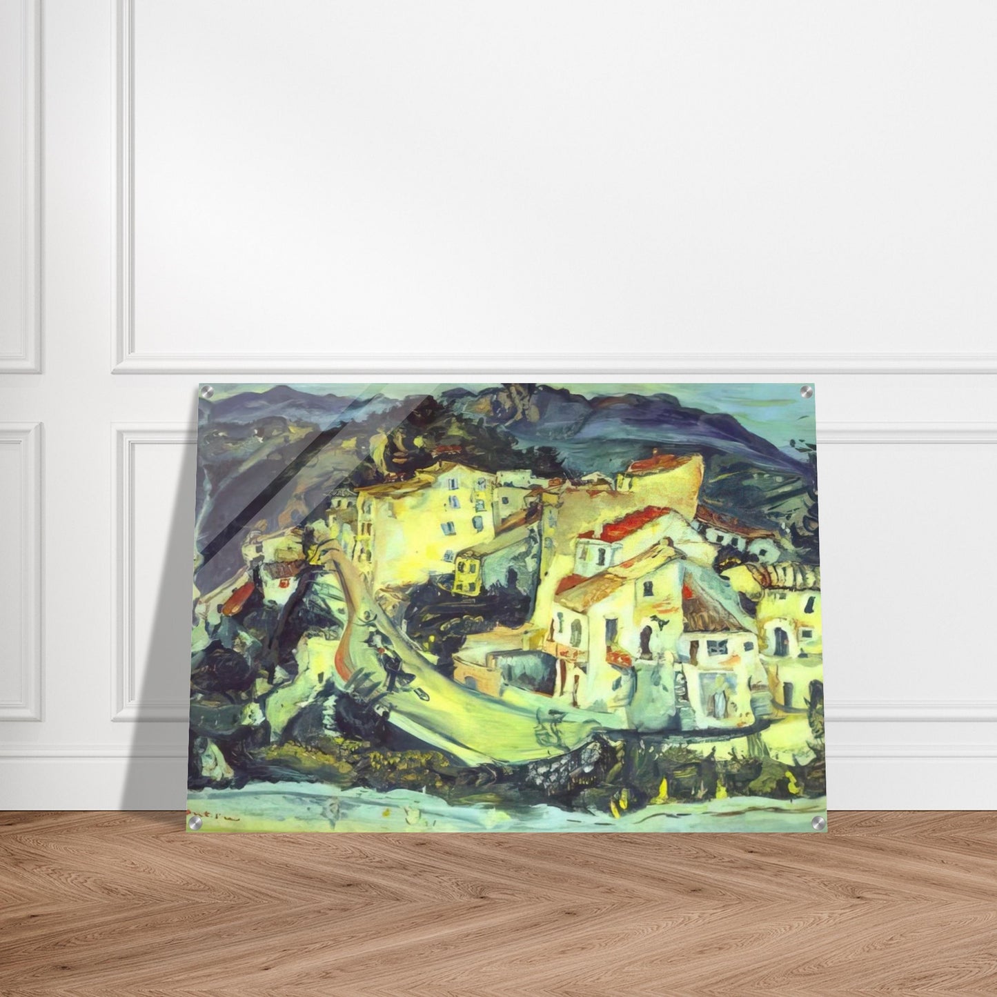 LANDSCAPE OF CAGNES - Chaim Soutine Acrylic Print - 70x100 cm / 28x40″ inches | Chaim Soutine Wall Art | Chaim Soutine Prints