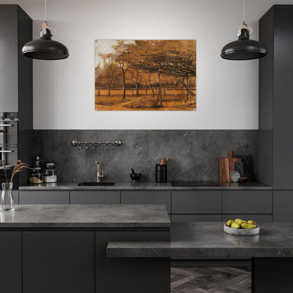 Landscape with Trees - Vincent van Gogh Acrylic Print - 70x100 cm / 28x40″ inches