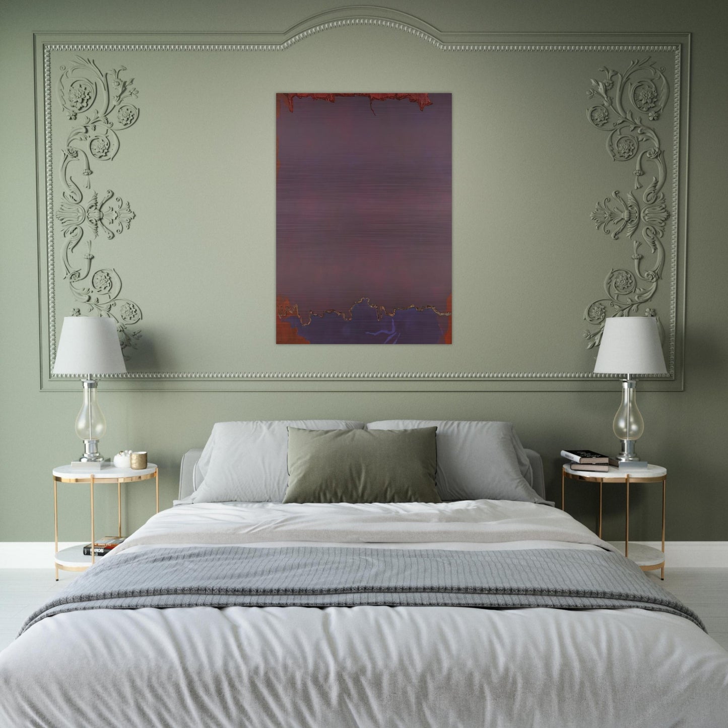 Infinity Field - 1973 - Theodoros Stamos Brushed Aluminum Print - 70x100 cm / 28x40 inches | Theodoros Stamos Aluminum Print | Theodoros Stamos Prints