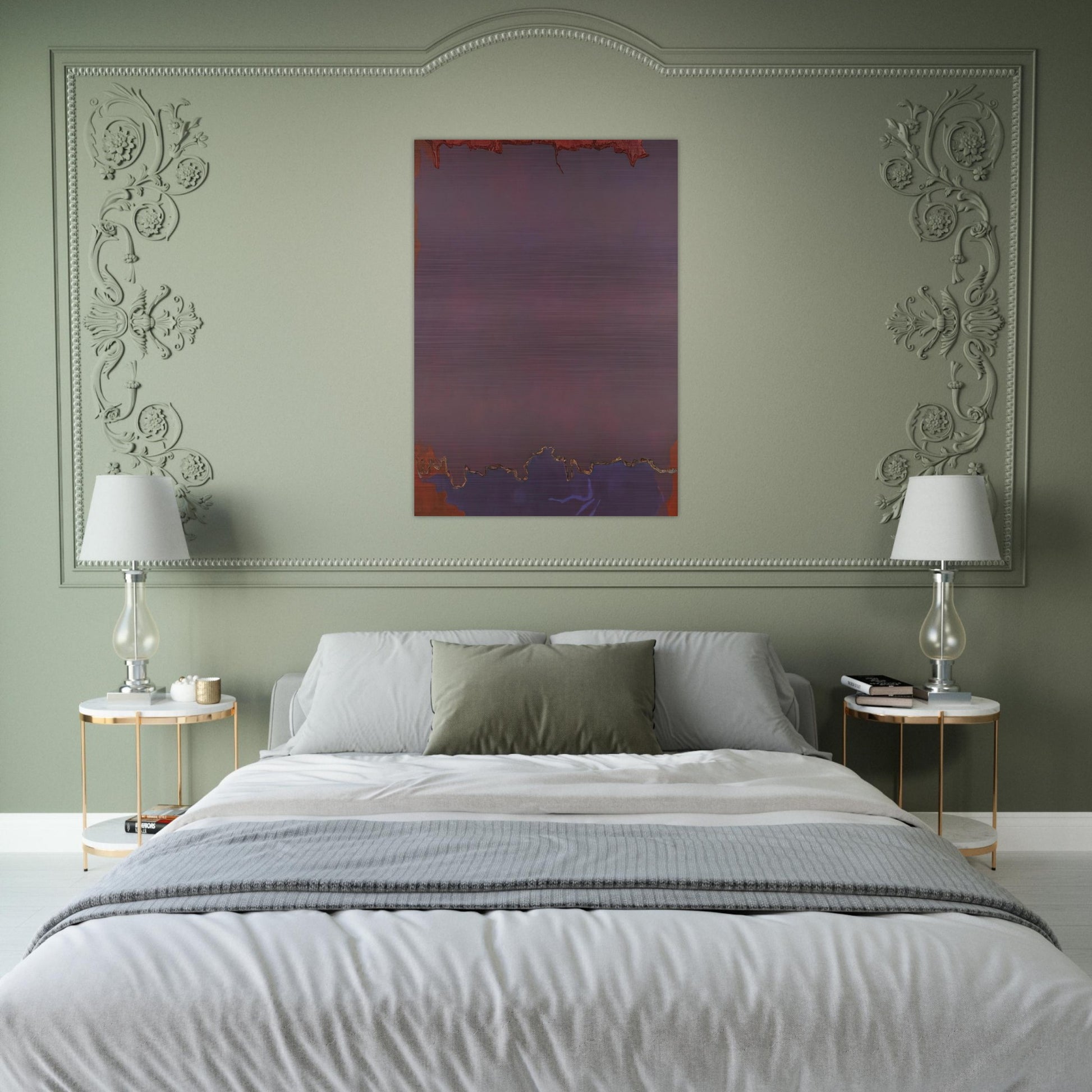 Infinity Field - 1973 - Theodoros Stamos Brushed Aluminum Print - 70x100 cm / 28x40 inches | Theodoros Stamos Aluminum Print | Theodoros Stamos Prints