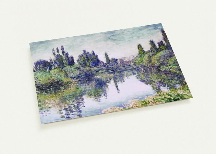Morning on the Seine, near Vetheuil By claude monet Pack of 10 Post Cards | claude monet Post Cards | A6 (10.5 x 14.8 cm) - 4.1 x 5.8 inches