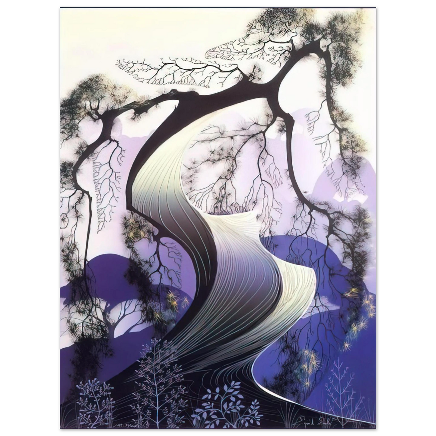 Eyvind Earle - Bonsai Fine Art Poster - Default Title