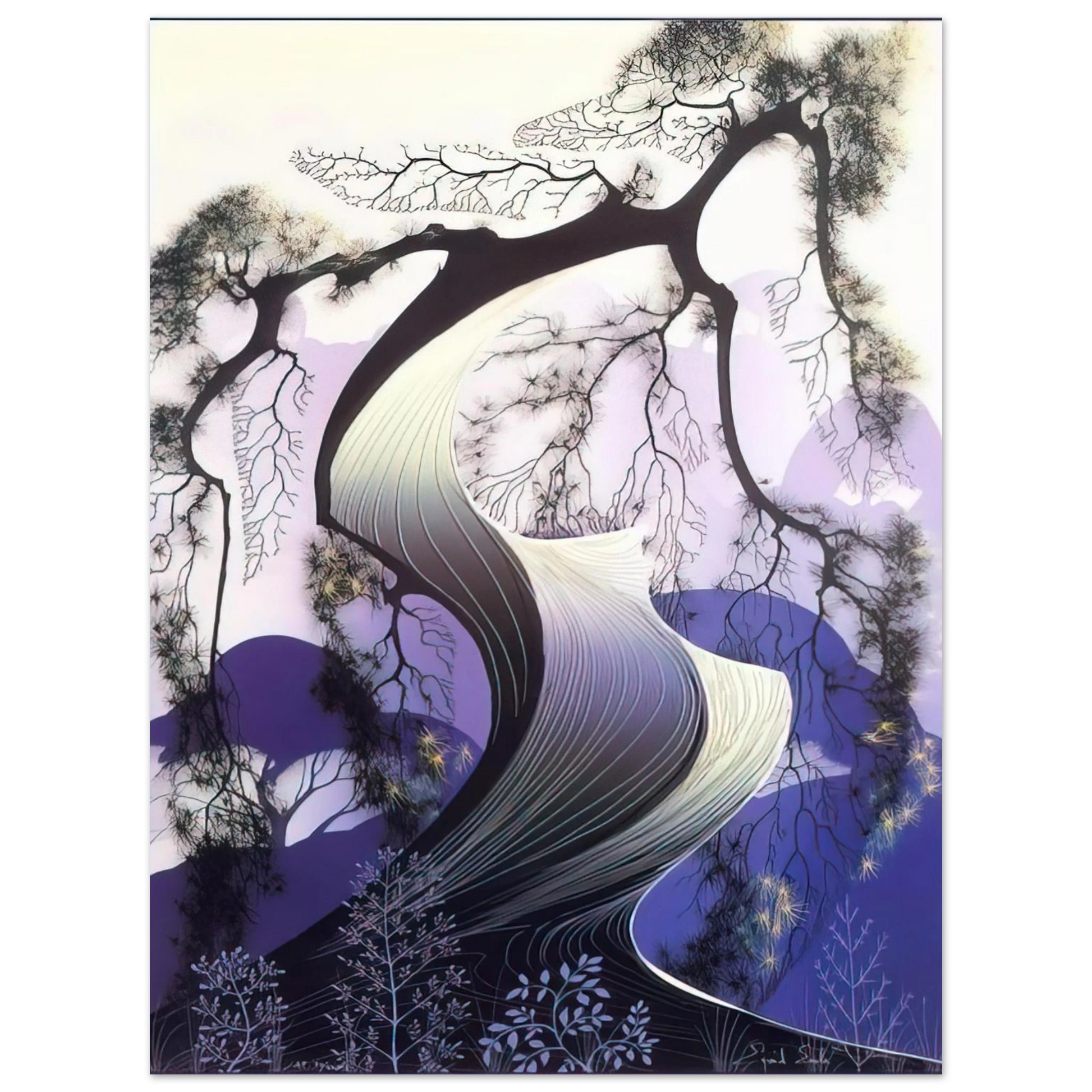 Eyvind Earle - Bonsai Fine Art Poster - Default Title