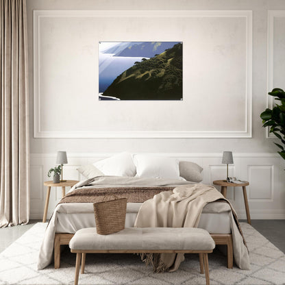 Big Sur Calm - Eyvind Earle Acrylic Print - 70x100 cm / 28x40″ inches | Eyvind Earle Wall Art | Eyvind Earle Prints