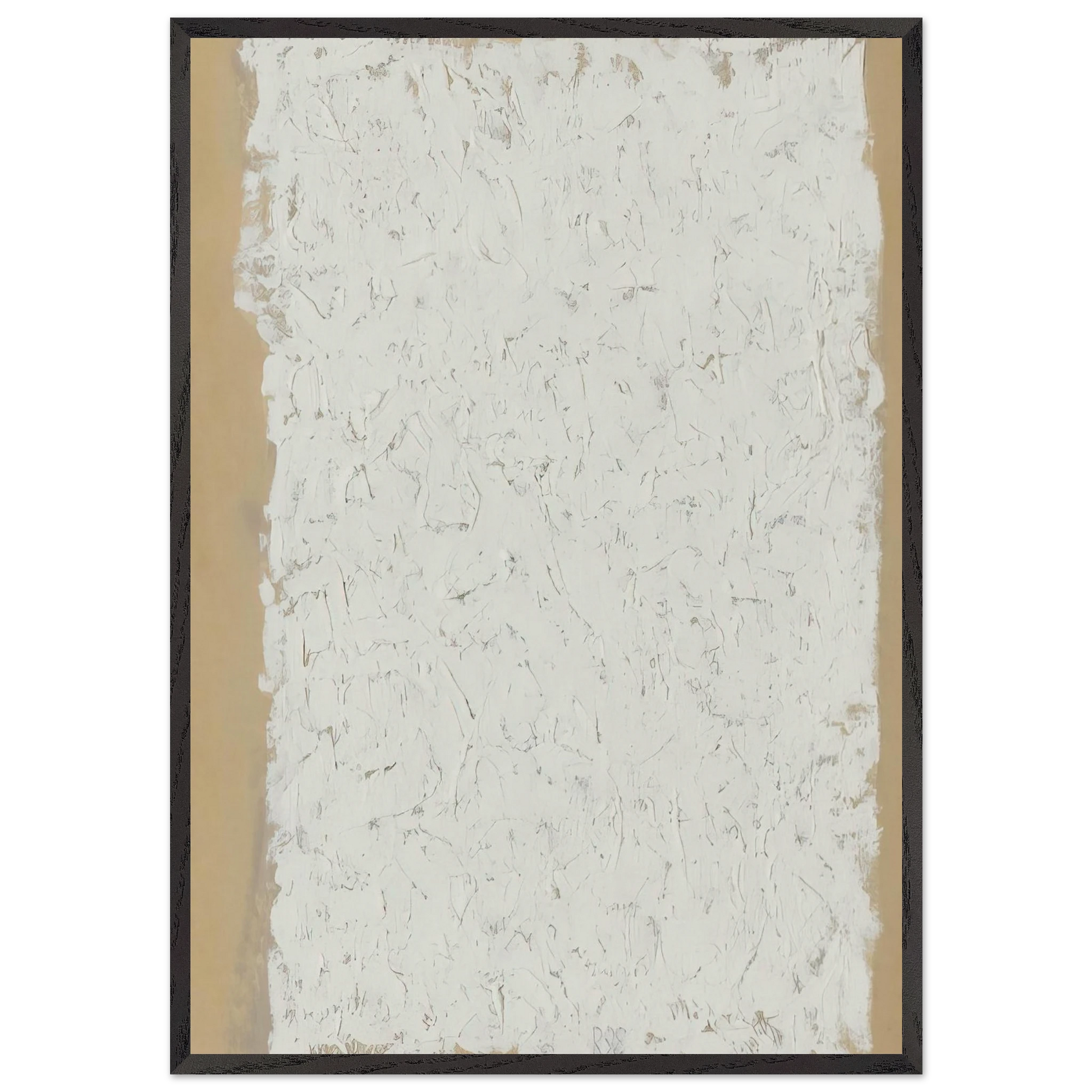 Enter - Robert Ryman Framed Art Print – Black Wooden Frame - Default Title - -Framed Art Print