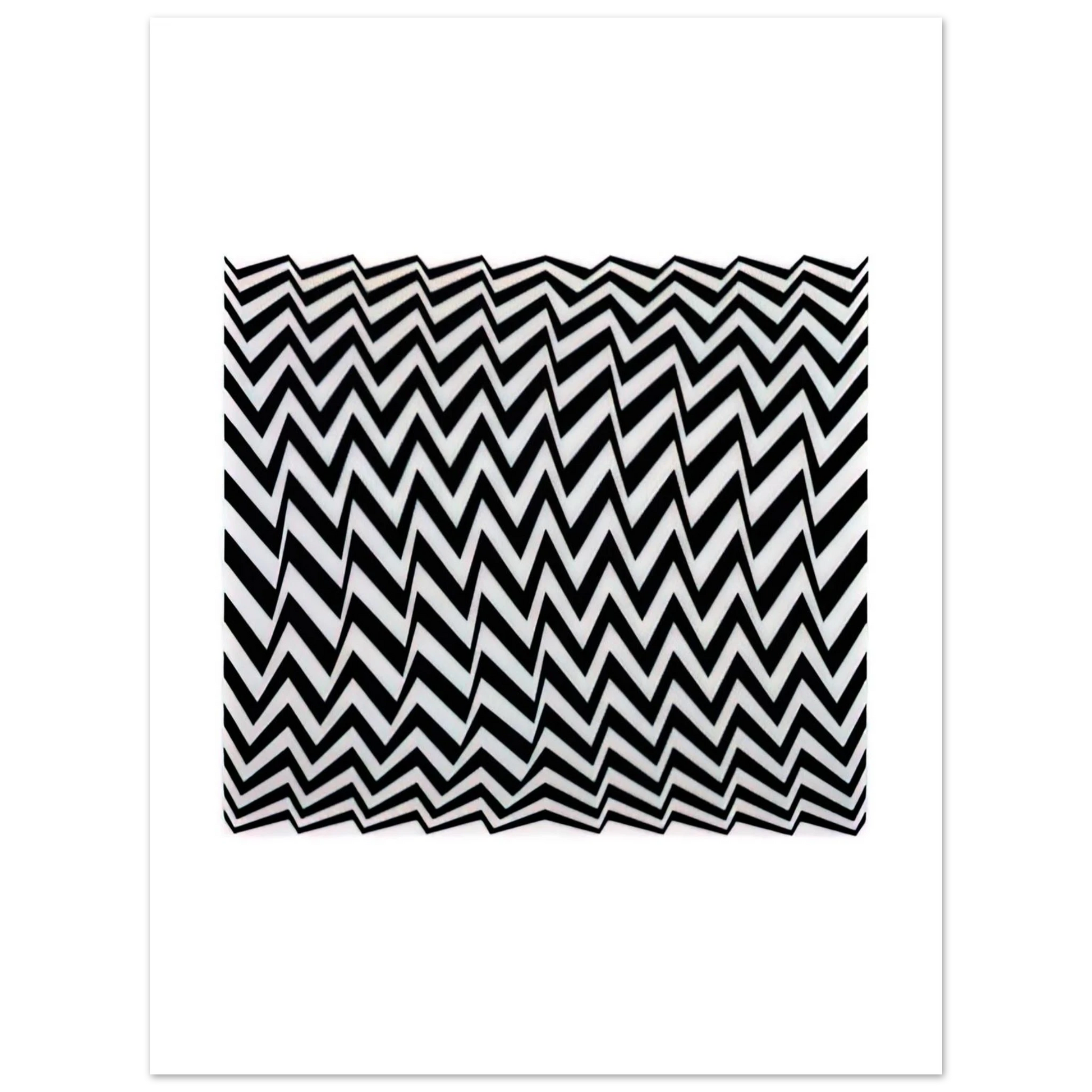 Bridget Riley - FRAGMENT 3 1965 Fine Art Poster - Default Title