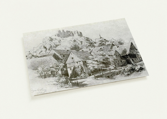 Engelsburg By John Singer Sargent Pack of 10 Post Cards | John Singer Sargent Post Cards | A6 (10.5 x 14.8 cm) - 4.1 x 5.8 inches