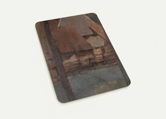 Gable Farm with trees By Piet Mondrian Pack of 10 Post Cards | Piet Mondrian Post Cards | A6 (10.5 x 14.8 cm) - 4.1 x 5.8 inches