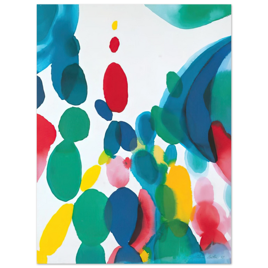 Alice Baber - Abstract Composition Fine Art Poster - Default Title