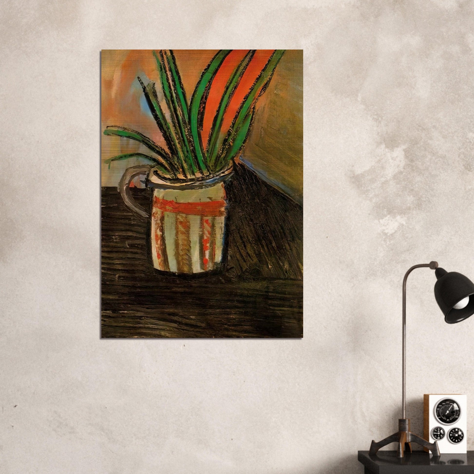 Exotic Flowers - 1907 - Pablo Picasso Brushed Aluminum Print - 70x100 cm / 28x40 inches | Pablo Picasso Aluminum Print | Pablo Picasso Prints