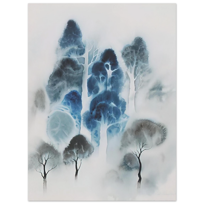 Eyvind Earle - Woodland  75x100 cm / 30x40inches Fine Art Poster