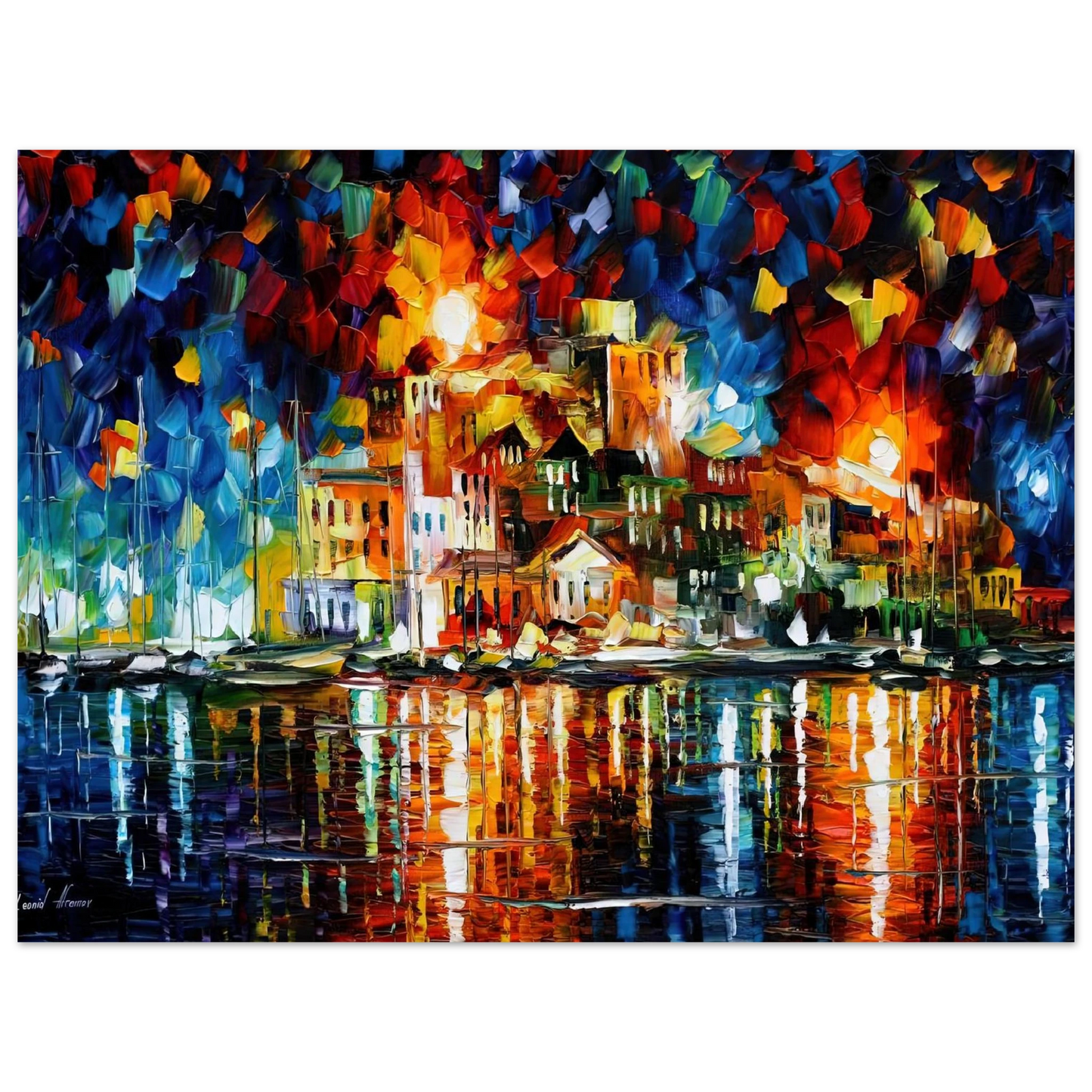 Leonid Afremov - Leonid Afremov Fine Art Poster - 13x18 cm / 5x7 inches
