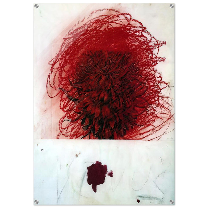 Pan II - Cy Twombly Acrylic Print - 70x100 cm / 28x40″ inches