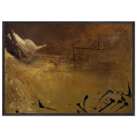 Sebastopol Autumn - 1961 - Hassel Smith Framed Art Print – Black Wooden Frame - Default Title - -Framed Art Print