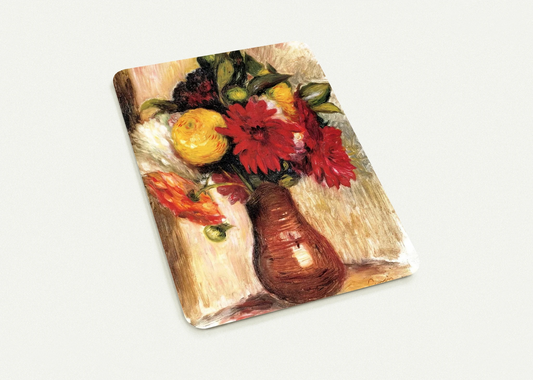 Bouquet of Flowers in an Earthenware Pitcher By Pierre-Auguste Renoir Pack of 10 Post Cards | Pierre-Auguste Renoir Post Cards | A6 (10.5 x 14.8 cm) - 4.1 x 5.8 inches