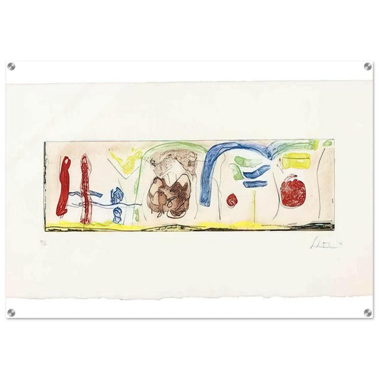 Bridges - 1996 - Helen Frankenthaler Acrylic Print - 70x100 cm / 28x40″ inches