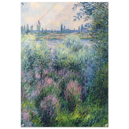 Spot on the Banks of the Seine - claude monet Acrylic Print - 70x100 cm / 28x40″ inches