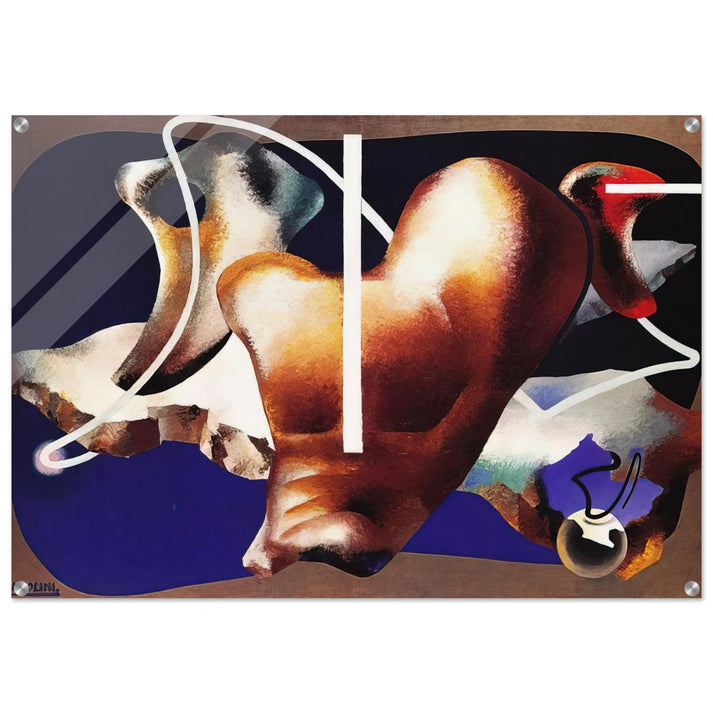 SUPERAMENTO TERRESTRE 1932 - Enrico Prampolini Acrylic Print - 70x100 cm / 28x40″ inches