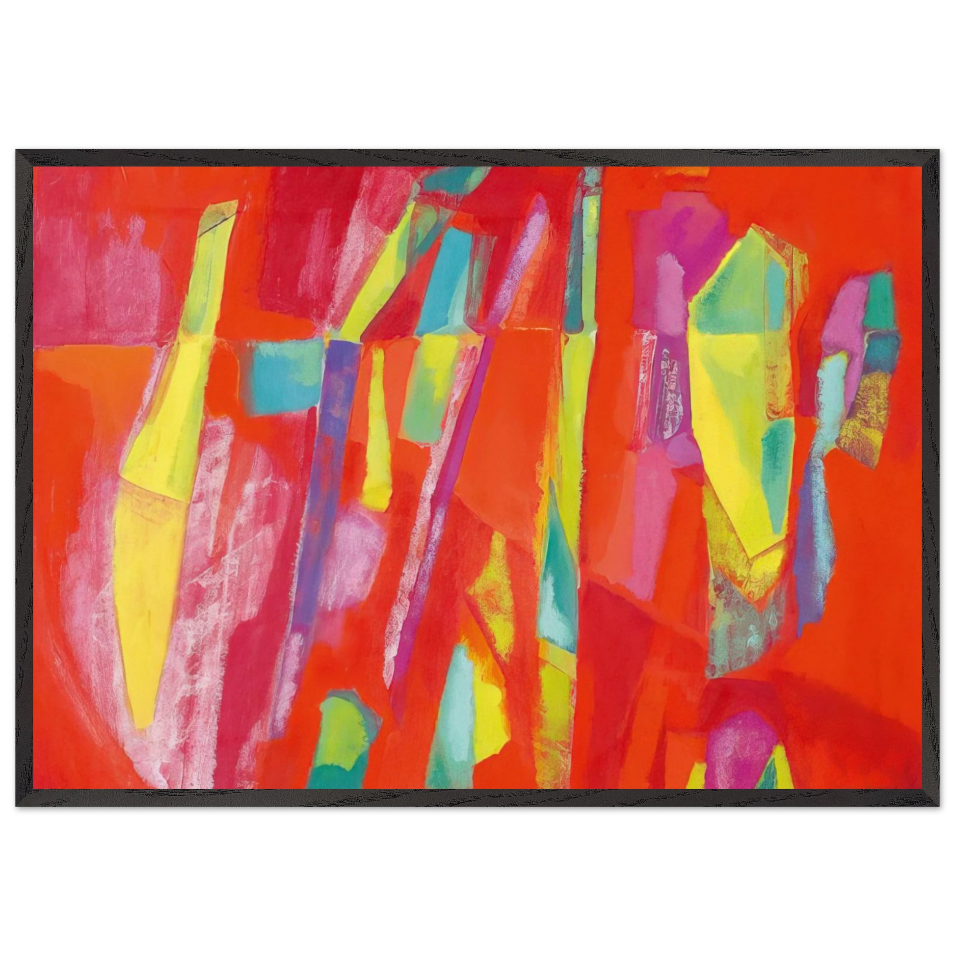 Sem titulo - 1954 - Menez Framed Art Print – Black Wooden Frame - Default Title - -Framed Art Print