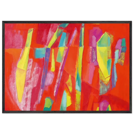 Sem titulo - 1954 - Menez Framed Art Print – Black Wooden Frame - Default Title - -Framed Art Print