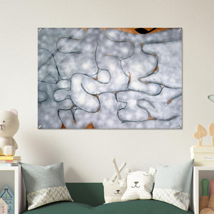 GREY SYMPHONY 1975 - Victor Pasmore Acrylic Print - 70x100 cm / 28x40″ inches | Victor Pasmore Wall Art | Victor Pasmore Prints