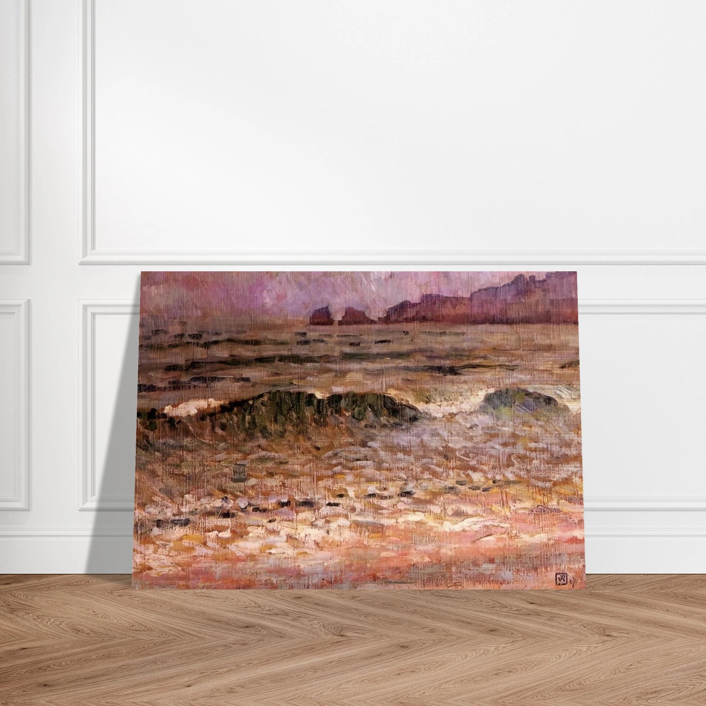 RAIN JERSEY 1907 - Theo van Rysselberghe Brushed Aluminum Print - 70x100 cm / 28x40 inches | Theo van Rysselberghe Aluminum Print | Theo van Rysselberghe Prints