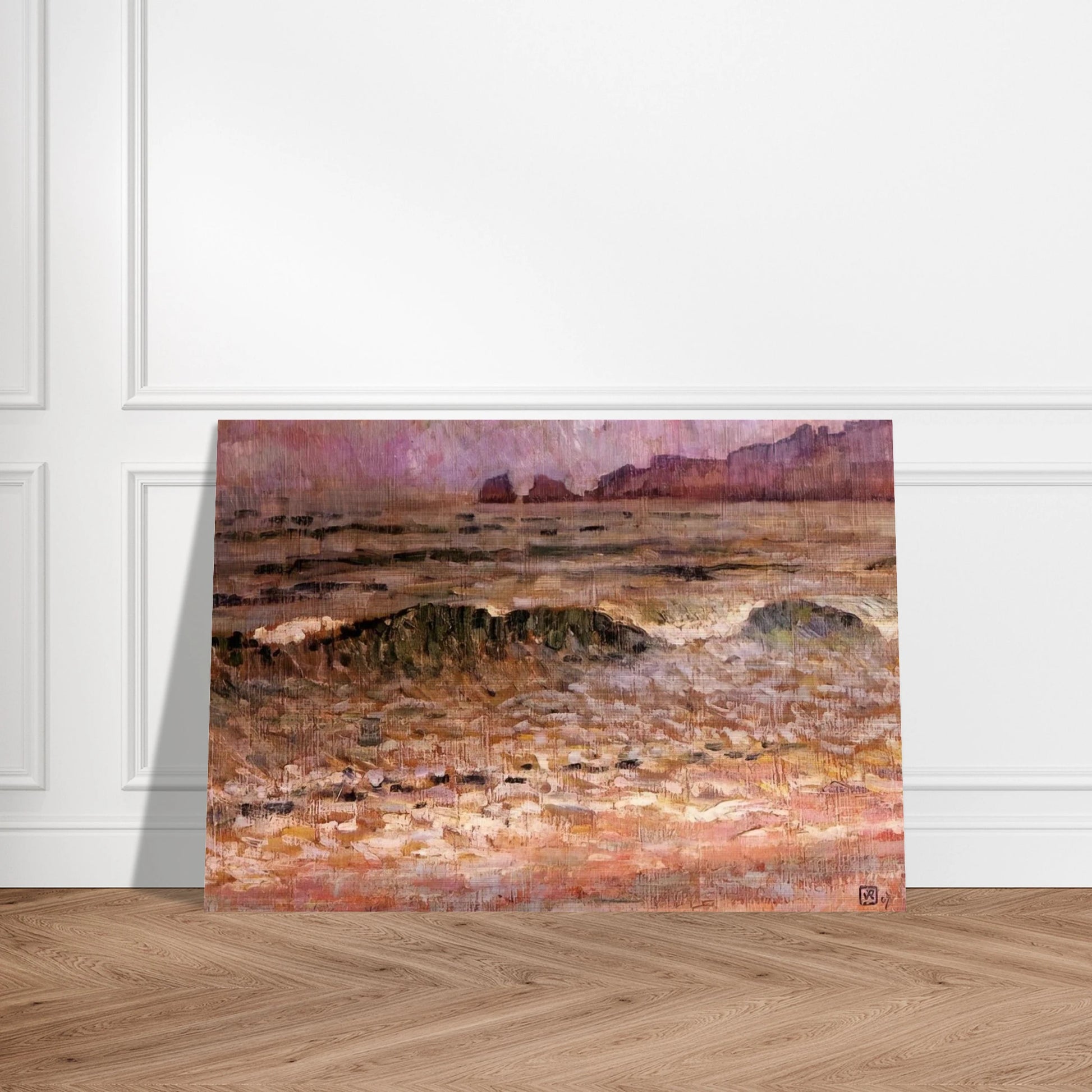 RAIN JERSEY 1907 - Theo van Rysselberghe Brushed Aluminum Print - 70x100 cm / 28x40 inches | Theo van Rysselberghe Aluminum Print | Theo van Rysselberghe Prints