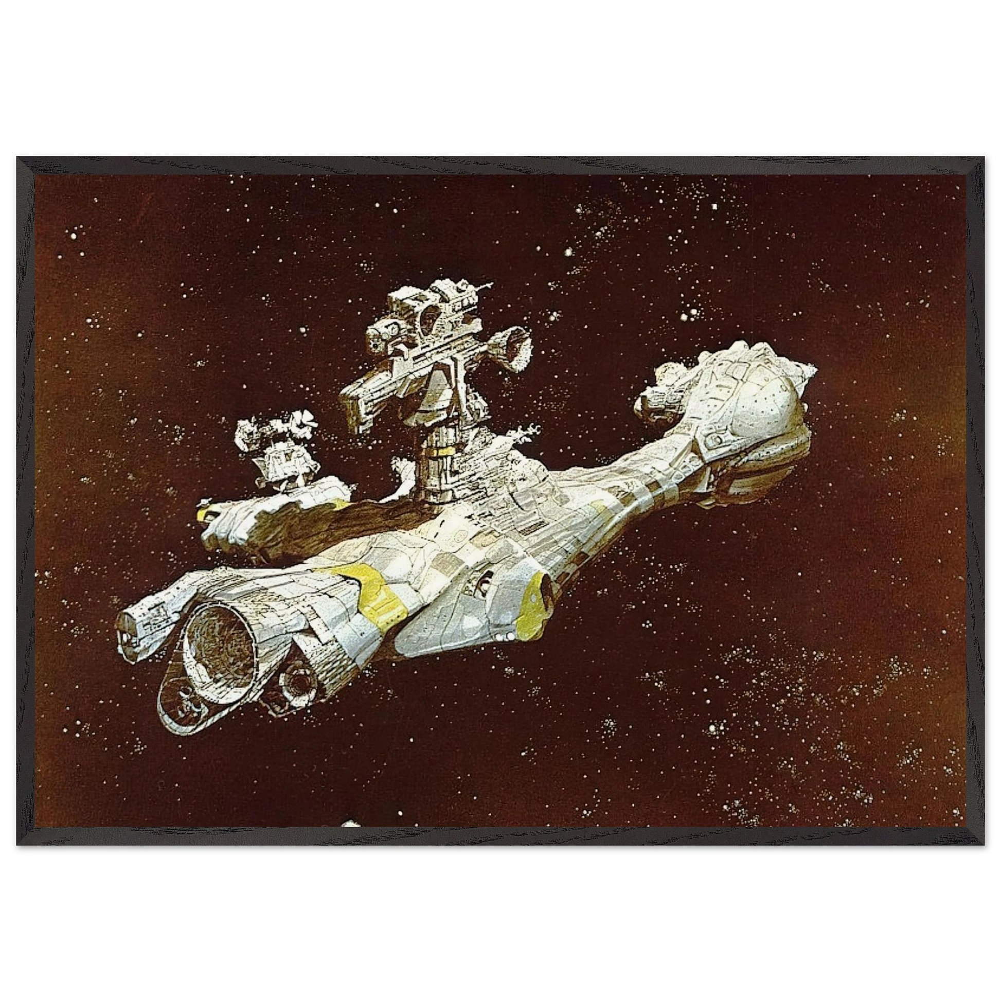 Chris Foss N8 - Chris Foss Framed Art Print – Black Wooden Frame - Default Title - -Framed Art Print