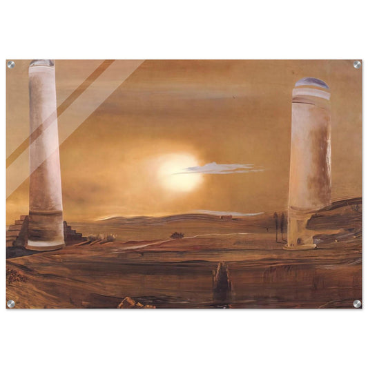 THE TOWERS - Salvador Dali Acrylic Print - 70x100 cm / 28x40″ inches | Salvador Dali Wall Art | Salvador Dali Prints