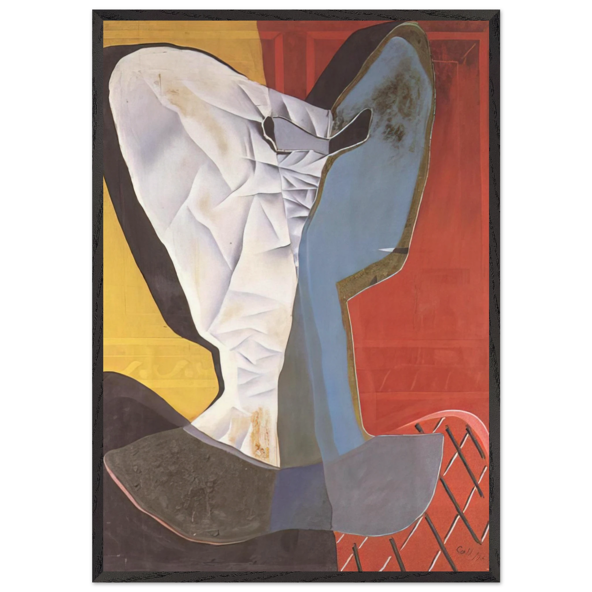 HARLEQUIN 1927 - Salvador Dali Framed Art Print – Black Wooden Frame - Default Title - -Framed Art Print