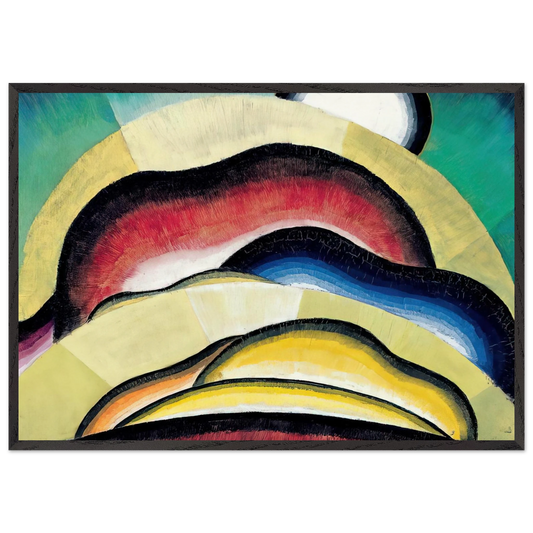 Sunrise - 1924 - Arthur Dove Framed Art Print – Black Wooden Frame - Default Title - -Framed Art Print