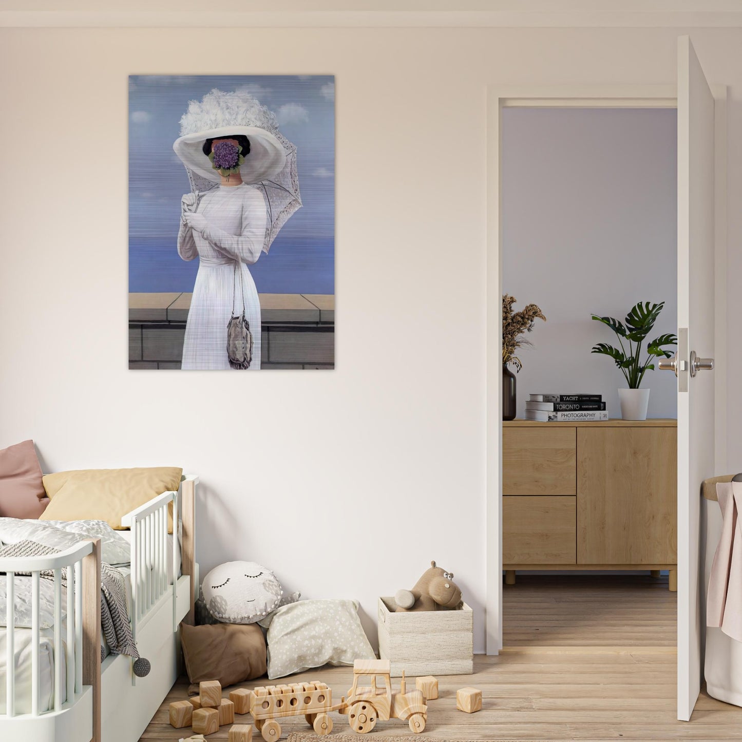 THE GREAT WAR 1964 1 - Rene Magritte Brushed Aluminum Print - 70x100 cm / 28x40 inches | Rene Magritte Aluminum Print | Rene Magritte Prints