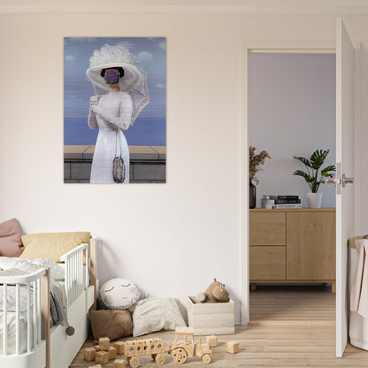 THE GREAT WAR 1964 1 - Rene Magritte Brushed Aluminum Print - 70x100 cm / 28x40 inches | Rene Magritte Aluminum Print | Rene Magritte Prints