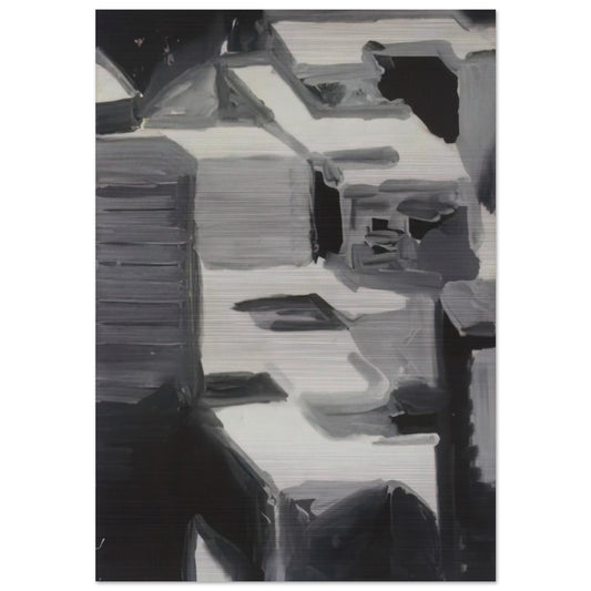 TOWNSCAPE 1968 3 - Gerhard Richter Brushed Aluminum Print - 70x100 cm / 28x40 inches | Gerhard Richter Aluminum Print | Gerhard Richter Prints