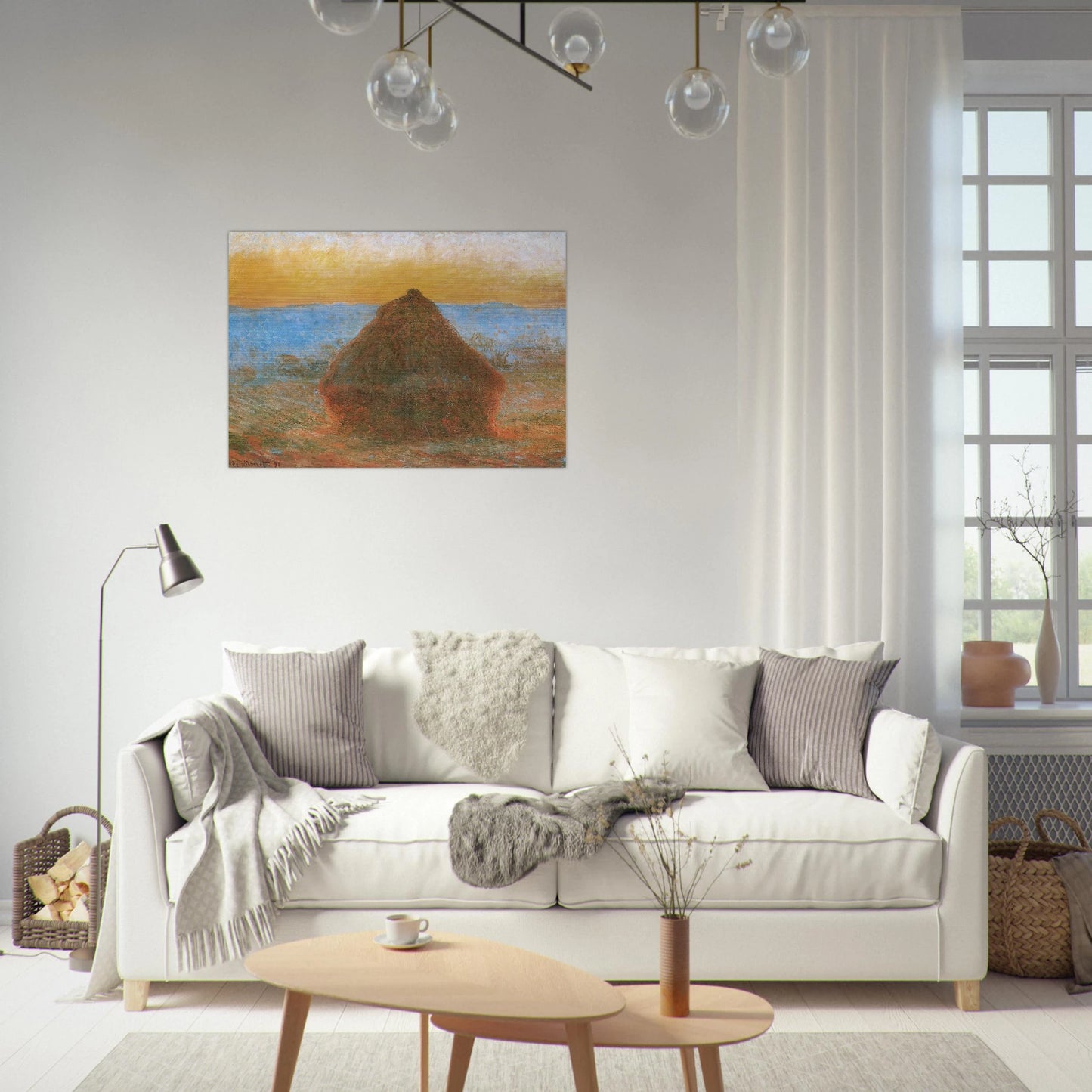 Grainstack - claude monet Brushed Aluminum Print - 70x100 cm / 28x40 inches | claude monet Aluminum Print | claude monet Prints