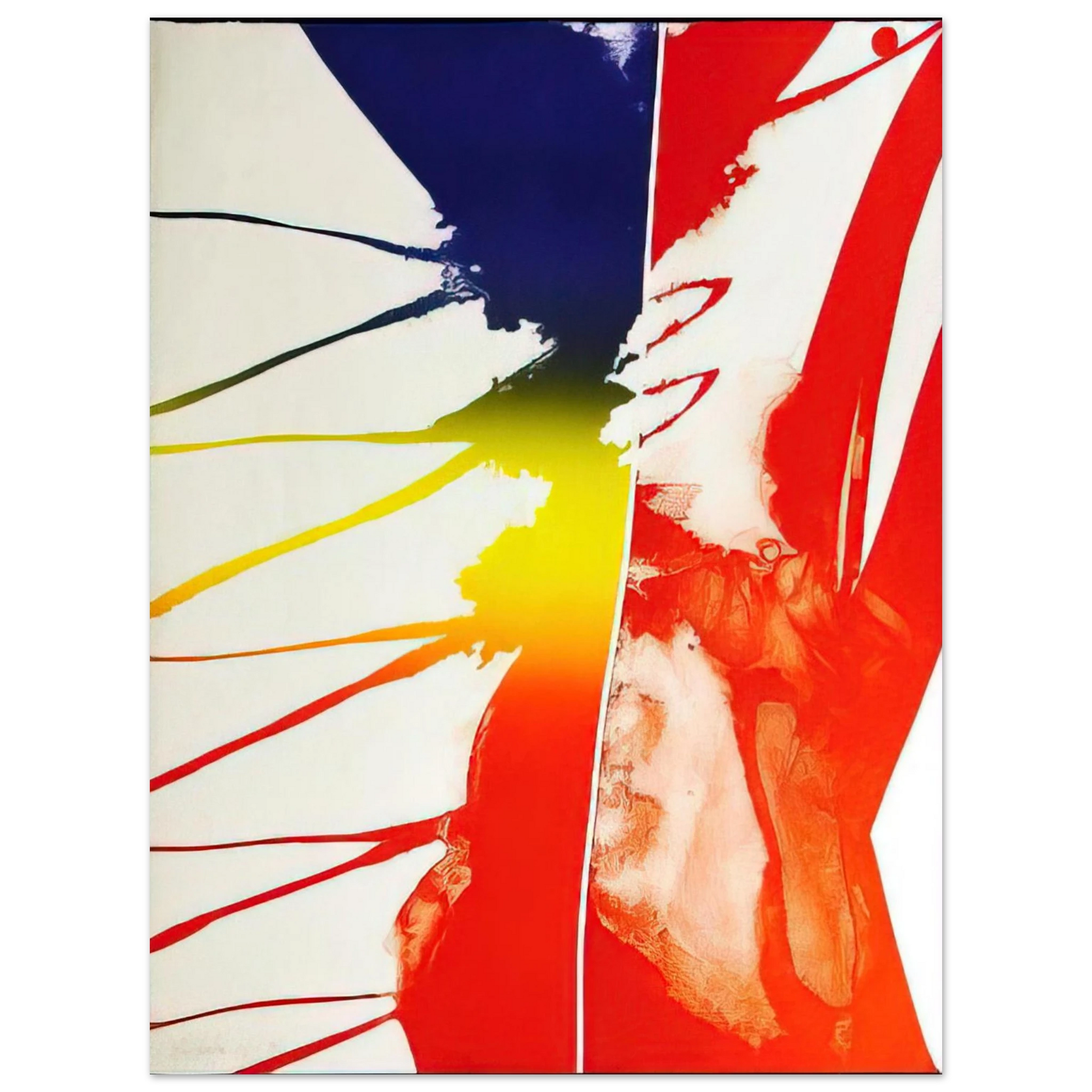 Paul Jenkins - Continental Divide - 1981 Fine Art Poster - Default Title